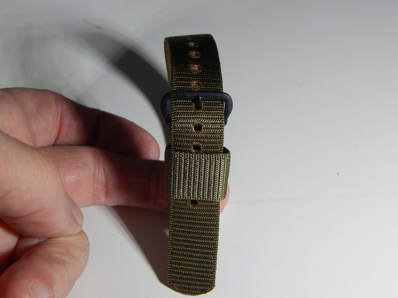 VIETNAM ISSUE MILITARY WATCH BAND 'New Old Stock' 1960's marked STAINLESS STEEL