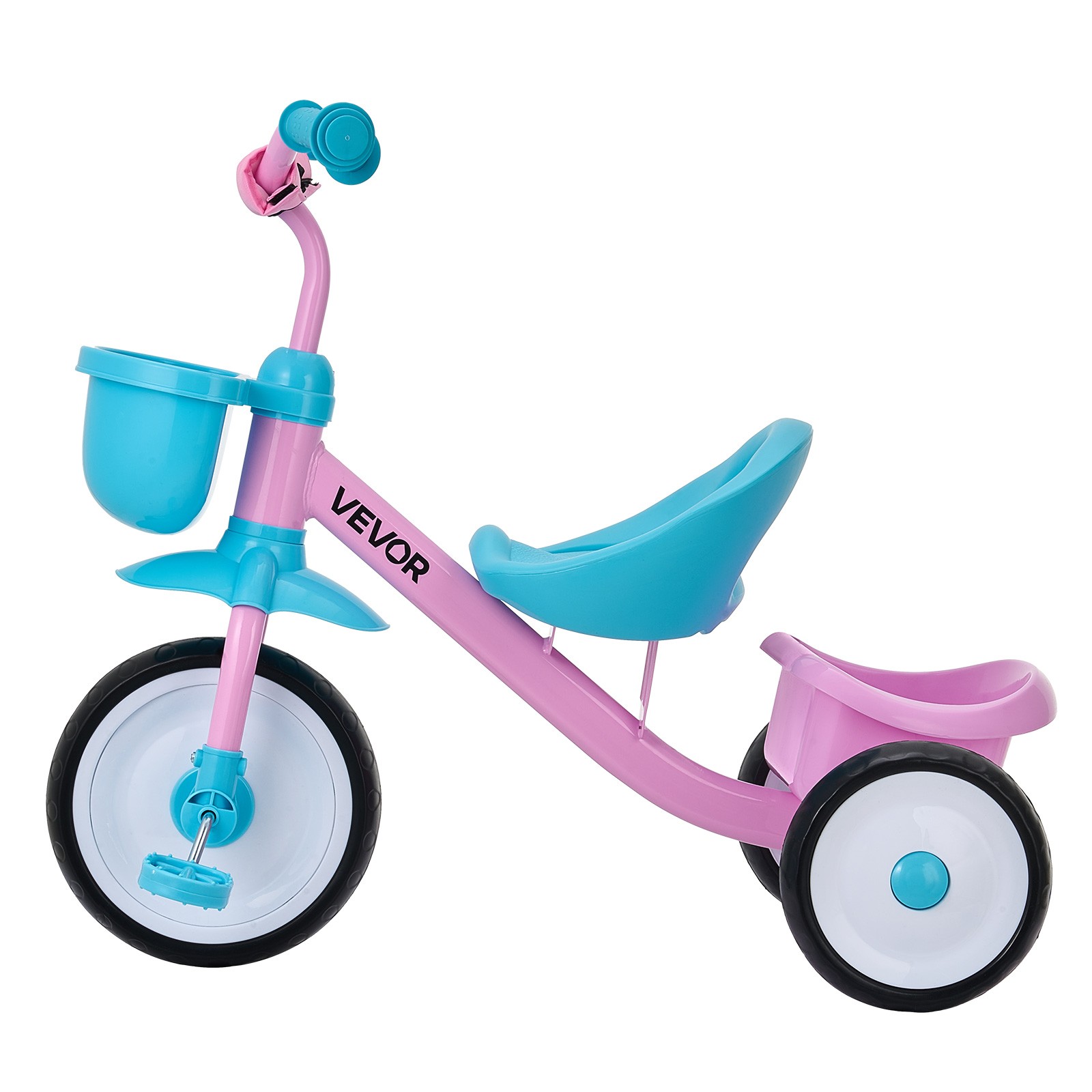 VEVOR Toddler Tricycle Kids Trike for 2-5 Year Old Girls/Boys Adjustable Seat