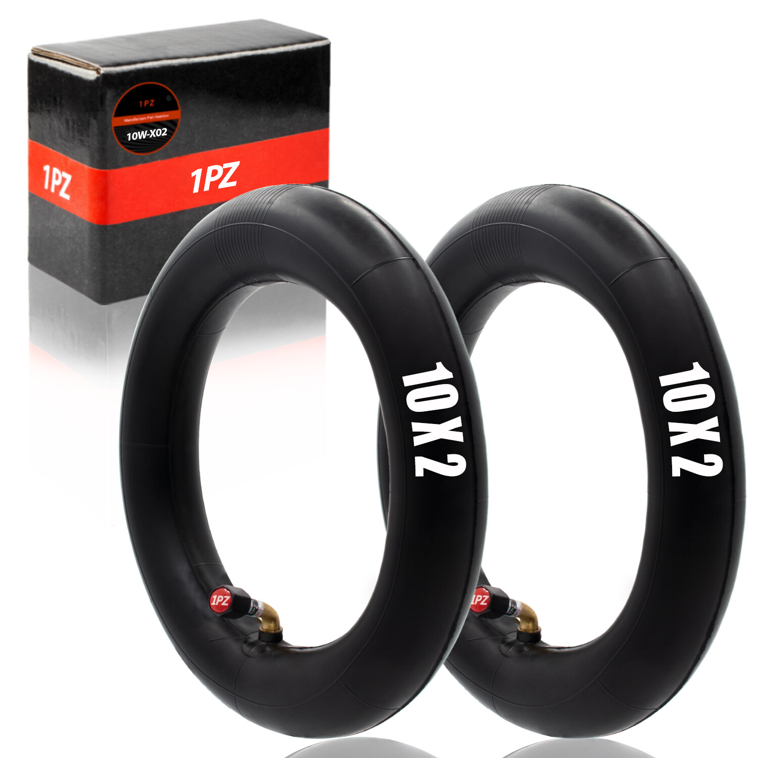 TWO Heavy Duty 10 x 2 10x2 10x2.125 Tire Inner Tube 2-Wheel Electric Scooters