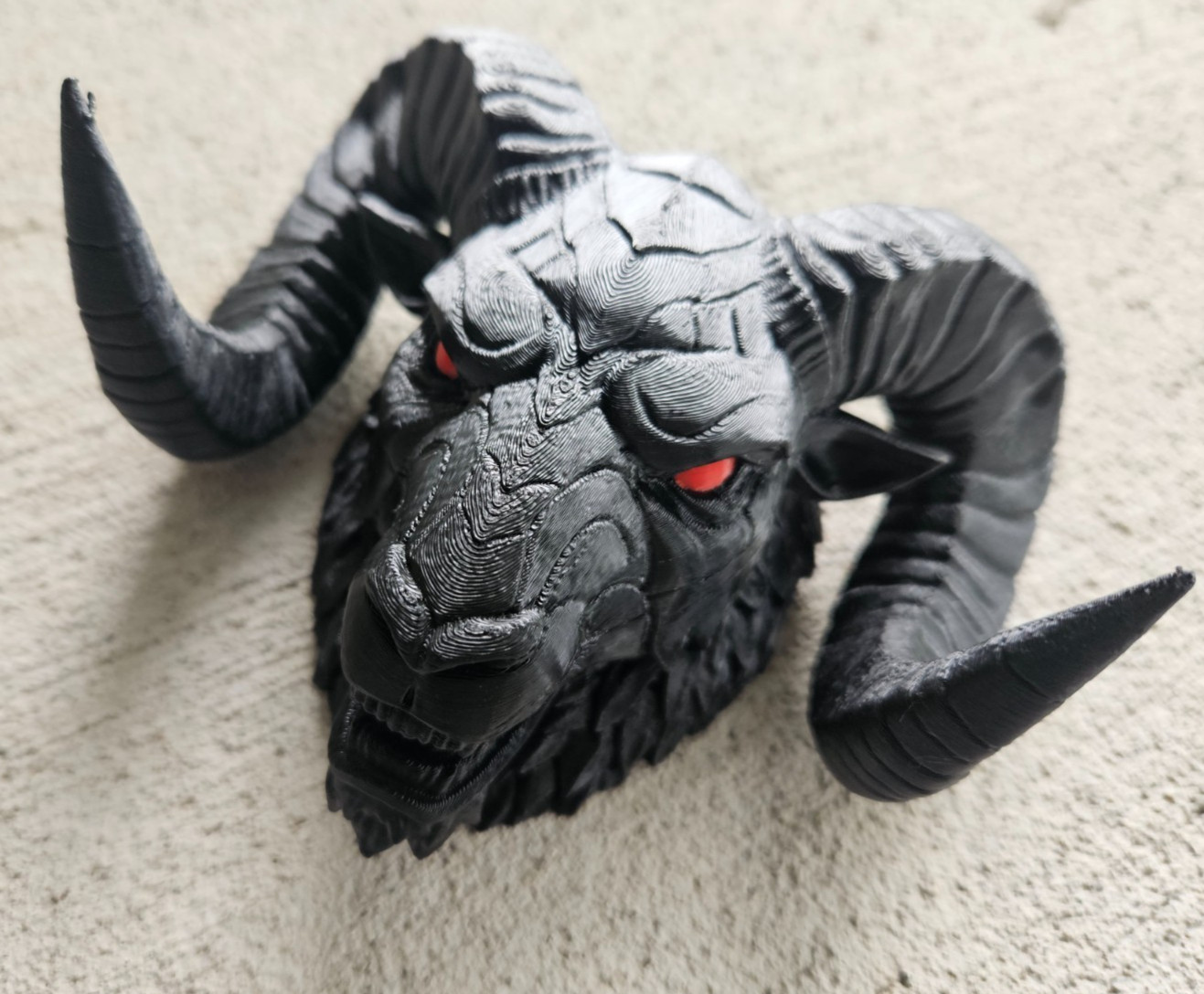 Black Ram's Head Hood Ornament fit for Any Dodge Ram Pickup Truck Universal size