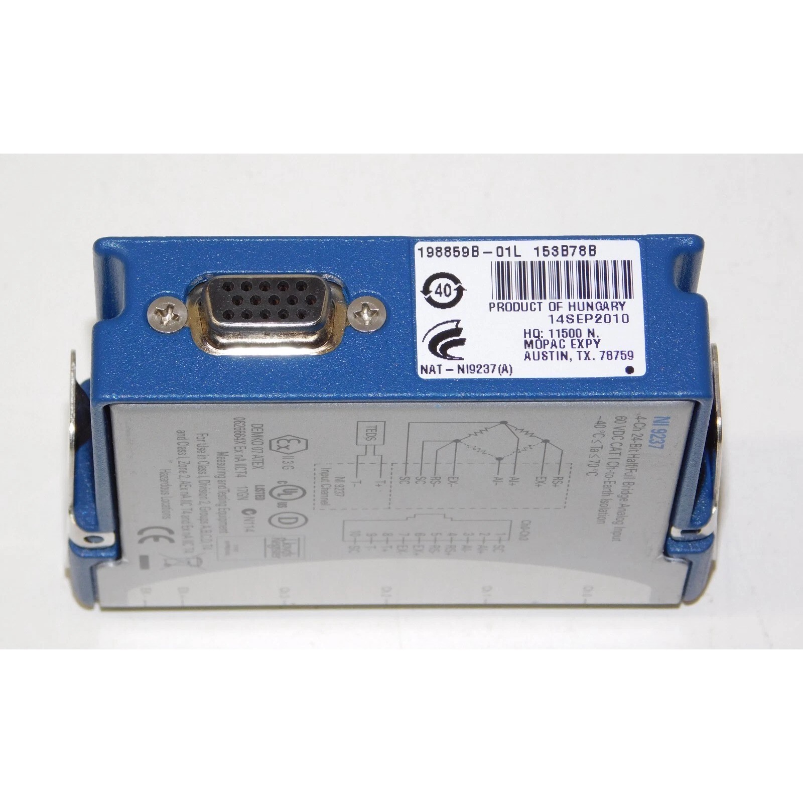 NEW National Instruments NI9237 NI-9237 C Series Strain/Bridge Input Module