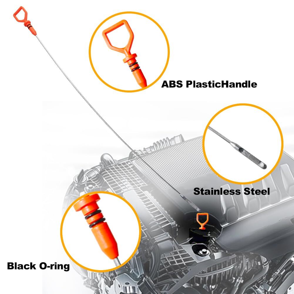 Oil Level Dipstick Dip Stick for 05-18 Honda Odyssey Pilot Accord MDX RL V6 3.5L