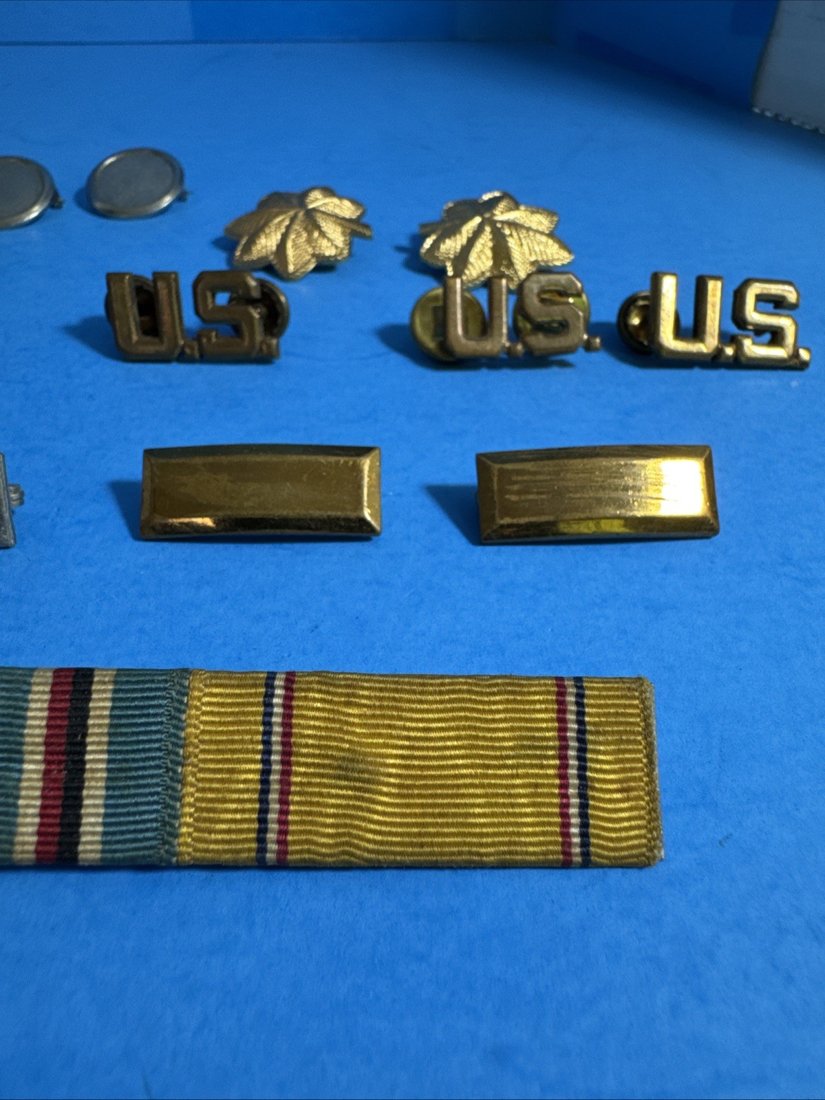 Military WW2 Pins And Bars Lot US Military Pins (T6)
