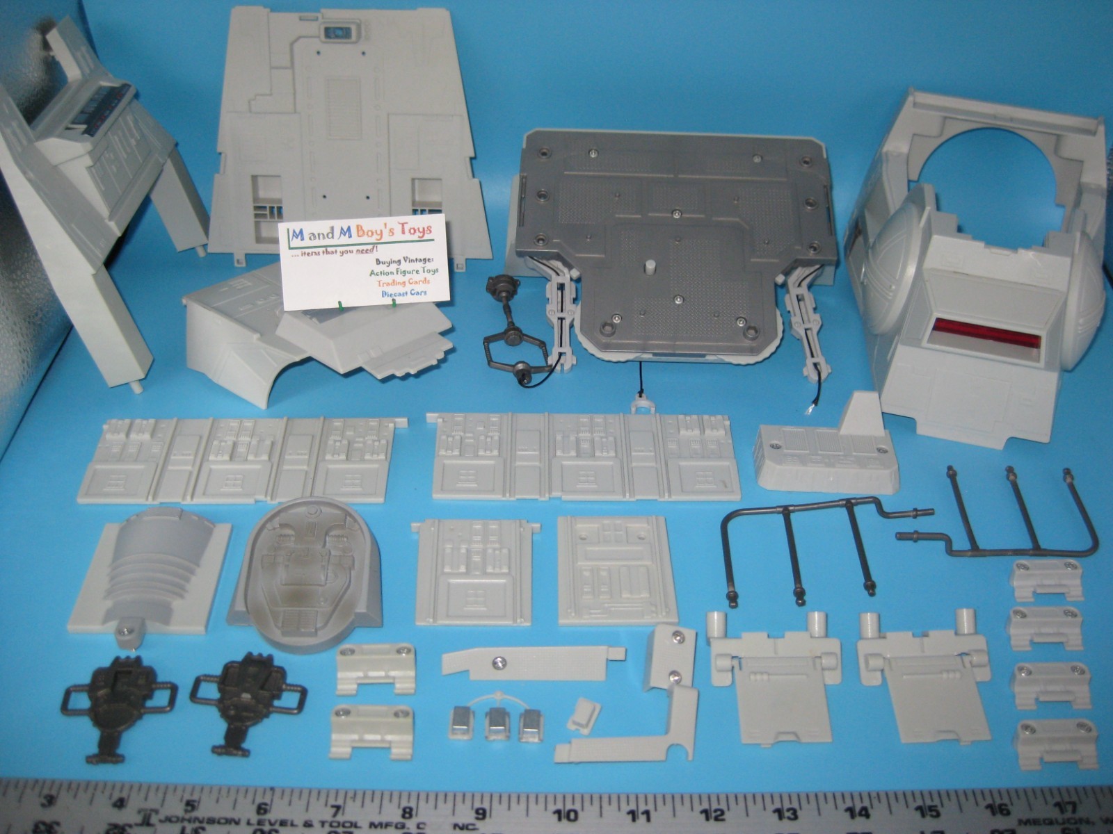 2010 Hasbro Star Wars LEGACY AT-AT Parts:  Console,Railing, Hatch+Battery Doors+