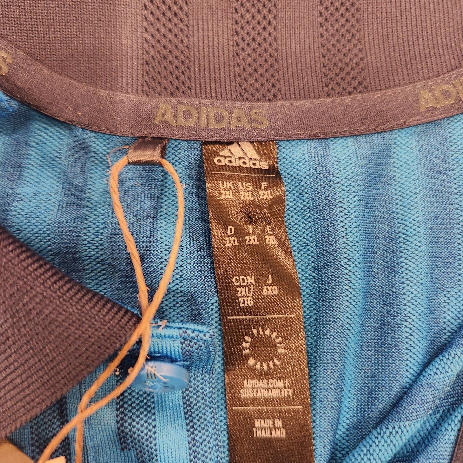 Adidas Laurel Oak G.C. HEAT.RDY Jacquard Golf Polo Shirt 2XL