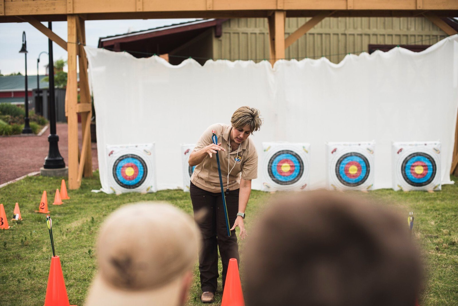 Morrell Youth Deluxe GX Archery Target 80cm Face | Built for Youth NASP Practice