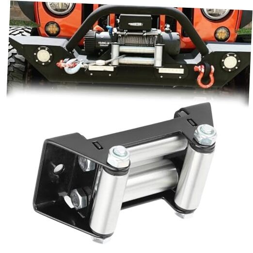4-7/8" Winch Roller Fairlead for ATV/UTV Winches 4500 lbs or Less, Winch