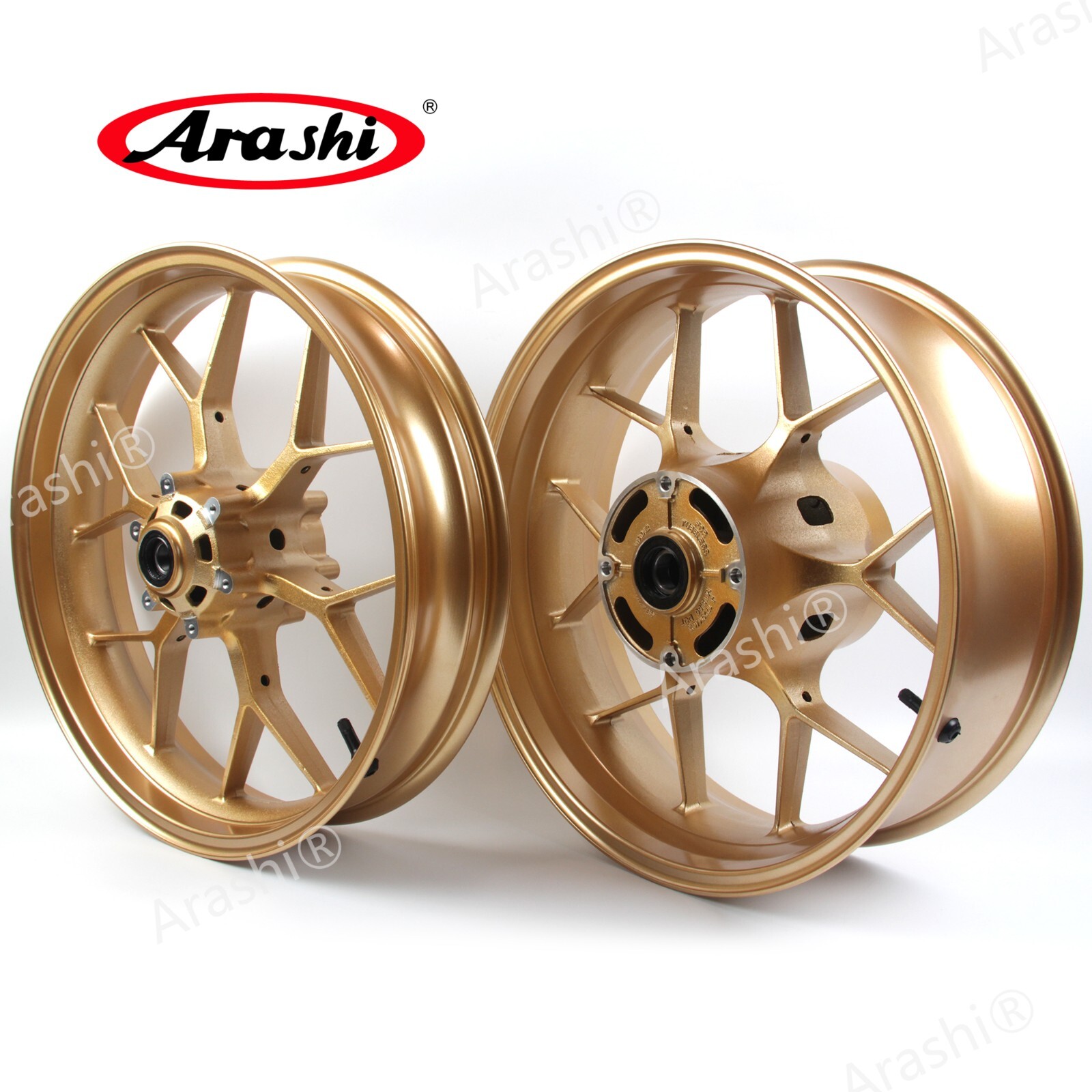 Fit Honda CBR1000RR Fireblade 2004 2005 Front Rear Wheel Rim + Brake Disc Rotor