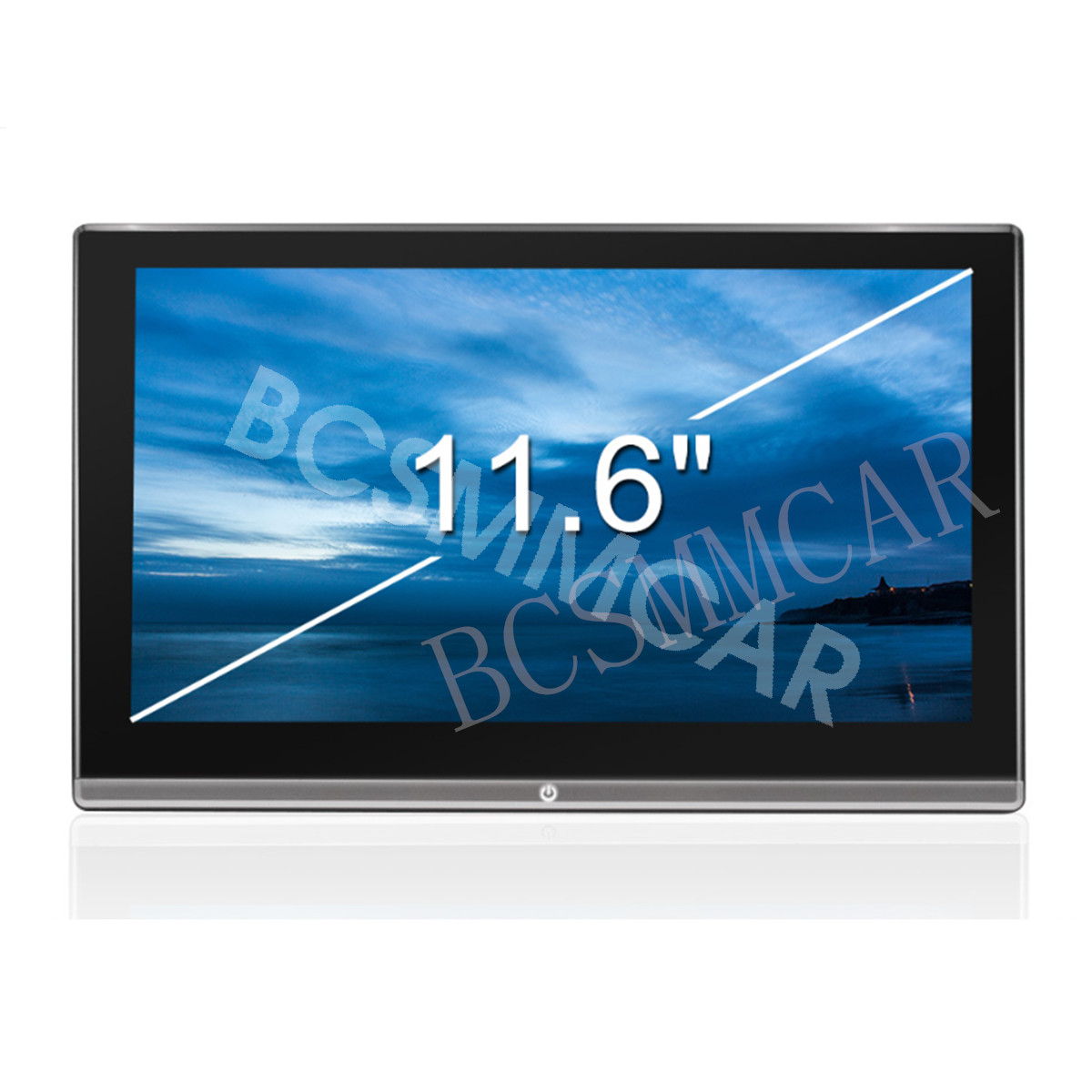 Car Headrest Monitor Touch Screen Video Music TV Player Dual HMDI For Rear Seat