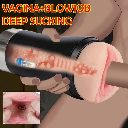 Automatic Masturbator Cup Male Stroker Handsfree Pocket Pussy for Men Sex Toy