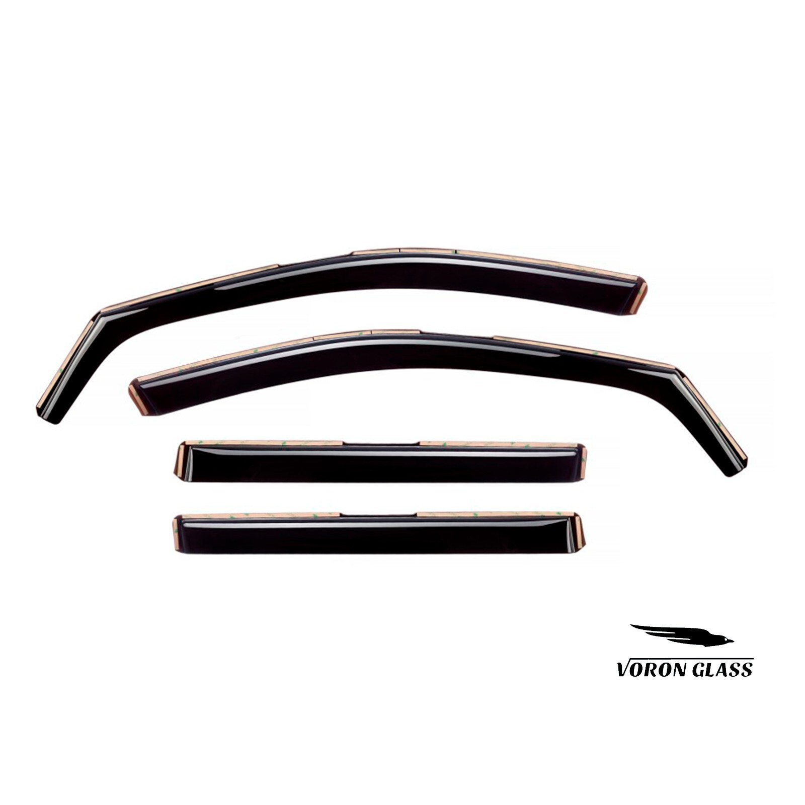 Rain Guards Vent Visors Shade for 2019-2024 Toyota RAV4 SHATTERPROOF