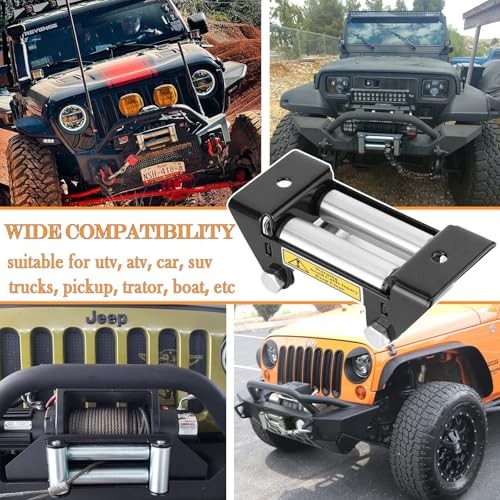 4-7/8" Winch Roller Fairlead for ATV/UTV Winches 4500 lbs or Less, Winch