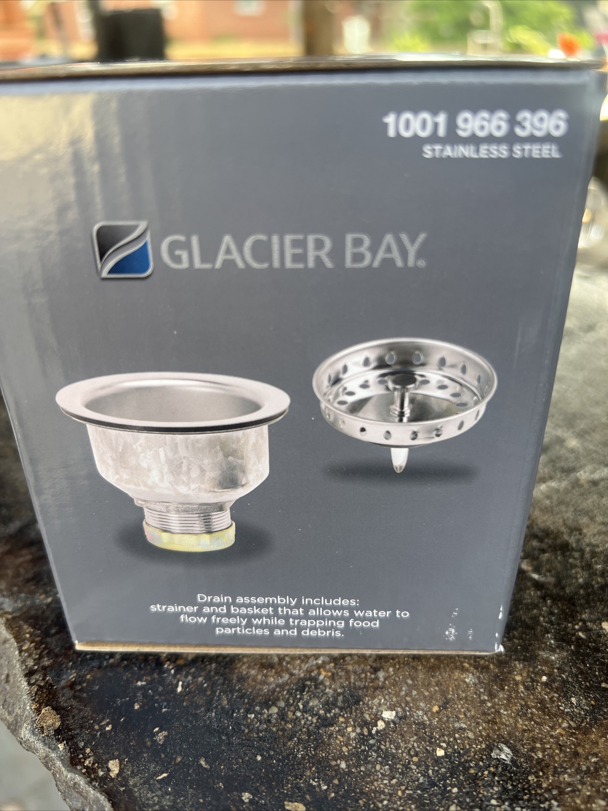 Glacier Bay 1001 966 396 Specification Sink Strainer - Stainless Steel - NEW -