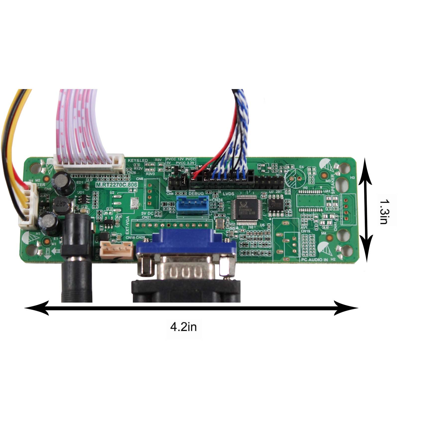 VGA LCD Controller Board 10.4" TM104SDH01 800x600 LCD Screen DIY LCD Monitor