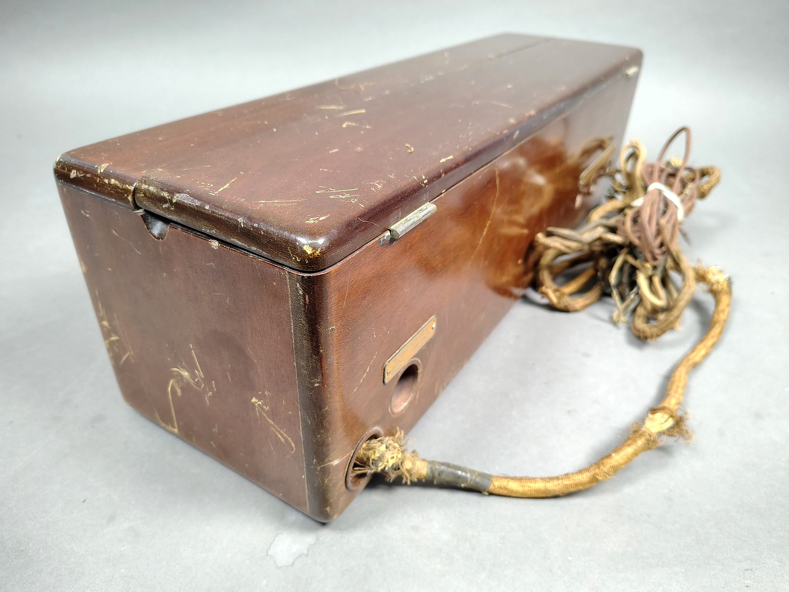 Atwater-Kent Model 33 Antique Vintage Tube & Bakelite Radio AC Receiver AS-IS