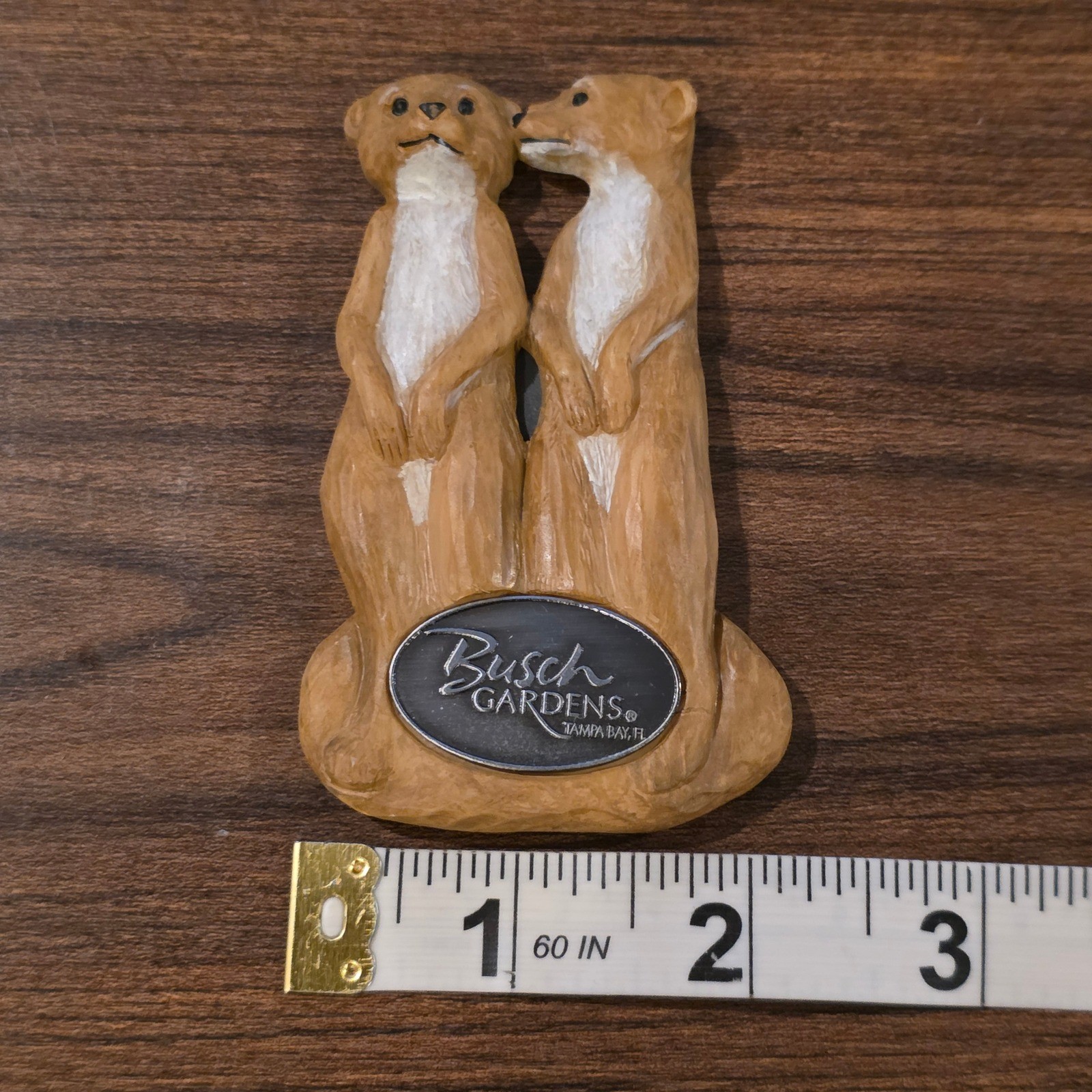 Busch Gardens Tampa Bay Meerkat Souvenir Fridge Magnet Resin Animal Safari FL