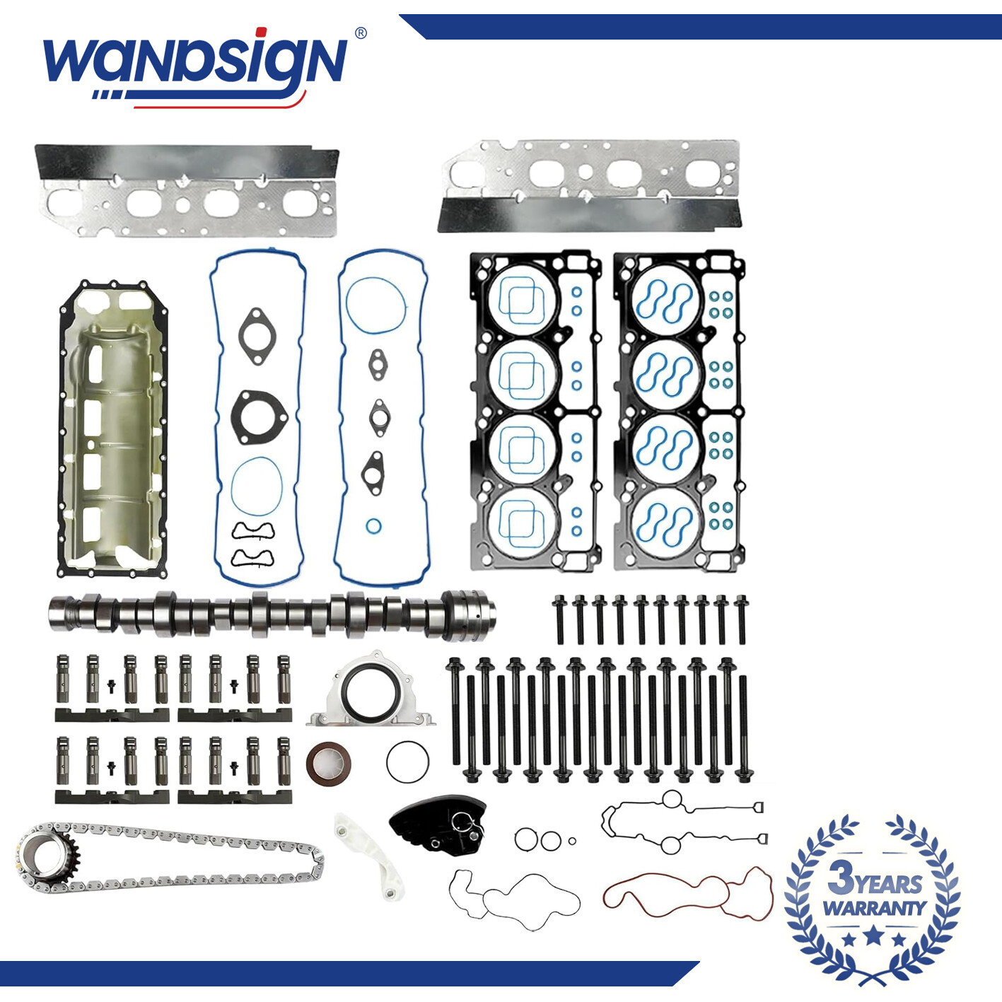 HEMI MDS Lifters Camshaft Timing Chain Kit For 09-15 Chrysler Ram Durango 5.7L