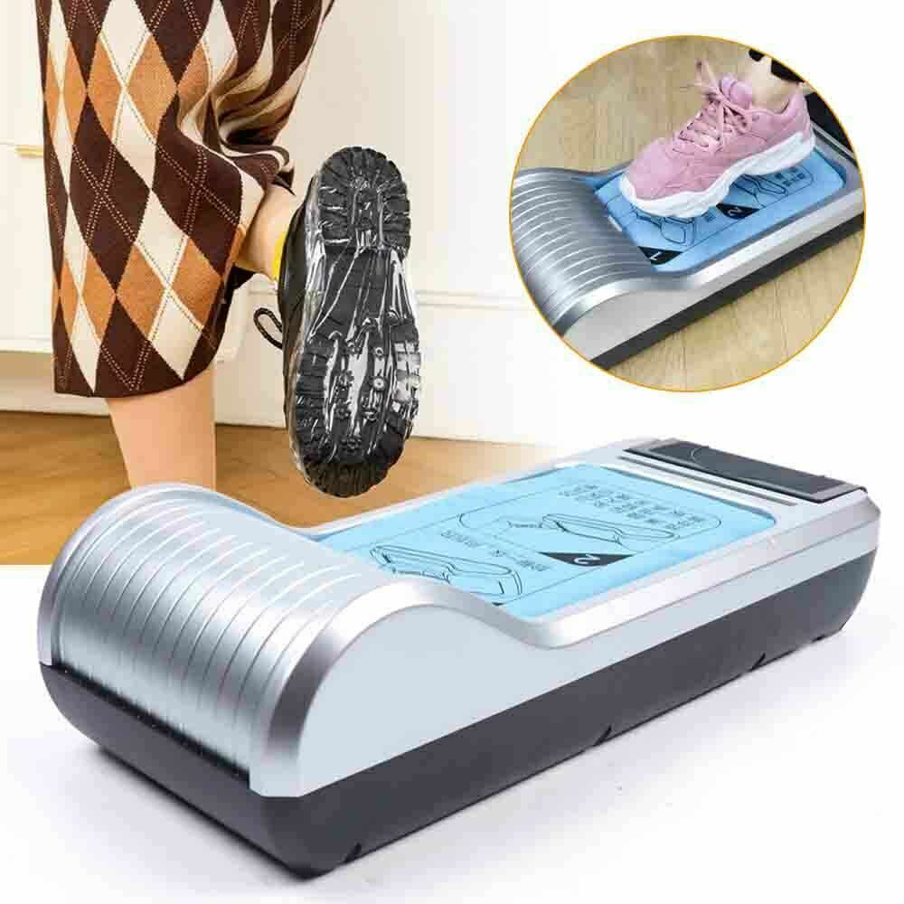 Automatic Shoe Cover Dispenser Machine W/ 300 Disposable Shoe Films Household