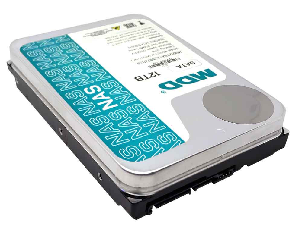 MDD 12TB 7200RPM 256MB Cache SATA 6.0Gb/s 3.5" NAS Hard Drive - 3 Year Warranty