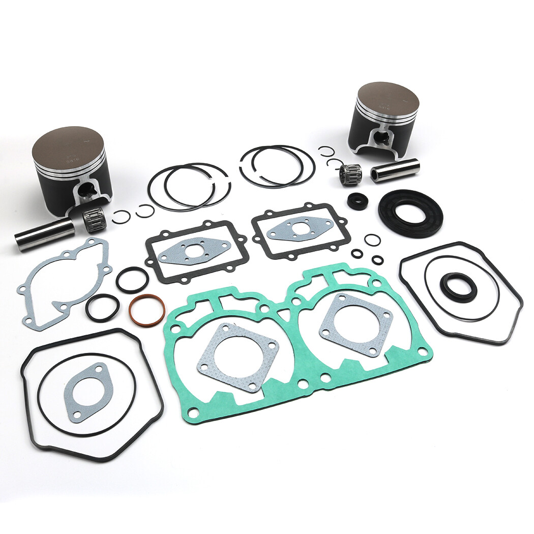 For Ski-Doo MXZ 800 Top End Rebuild Kit Dual Ring Pistons Bearings Gaskets 00-07
