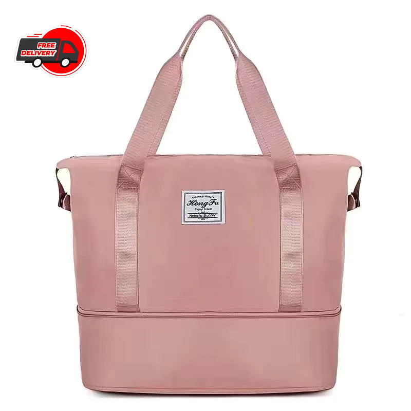 The Foldie Bag Waterproof Travel Duffle Bag Expandable Large Capacity Folding