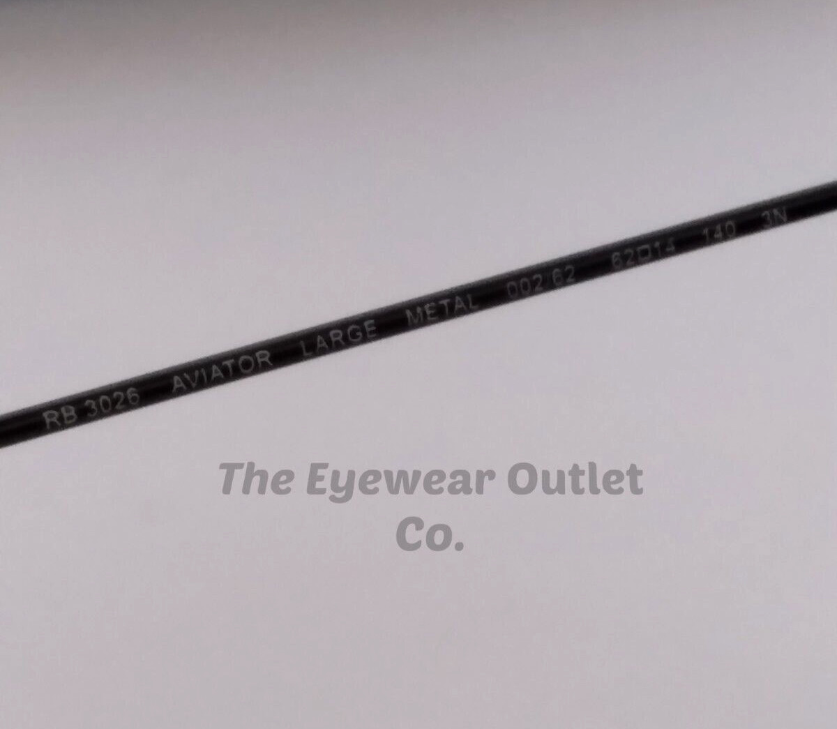 Store Display Rayban Aviator Black RB3025 Standard 58mm Large 62mm Men / Women