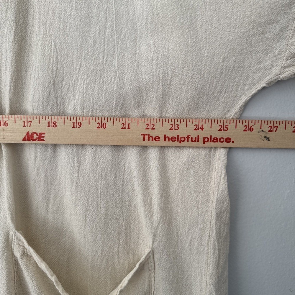 Manta Del Lago Kimono Oatmeal Jacket Women Large With Pockets