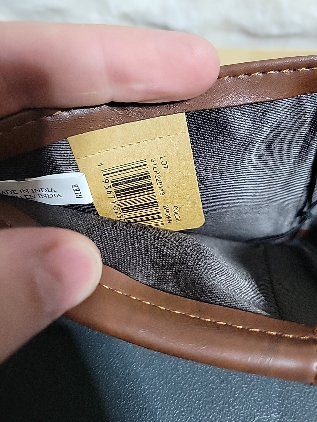 Levi's Mens Bifold Leather Wallet Brown 31LP220113 New Free Shipping