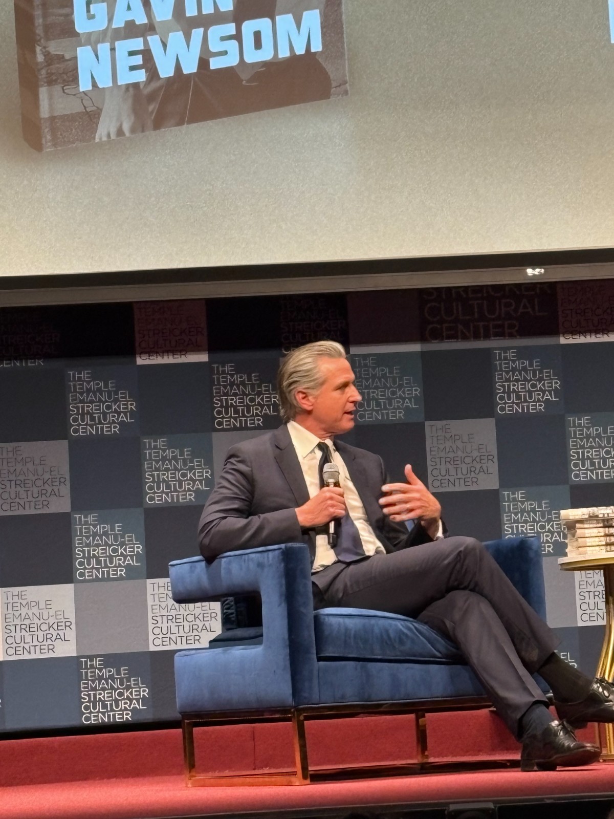 Gavin Newsom Signed book