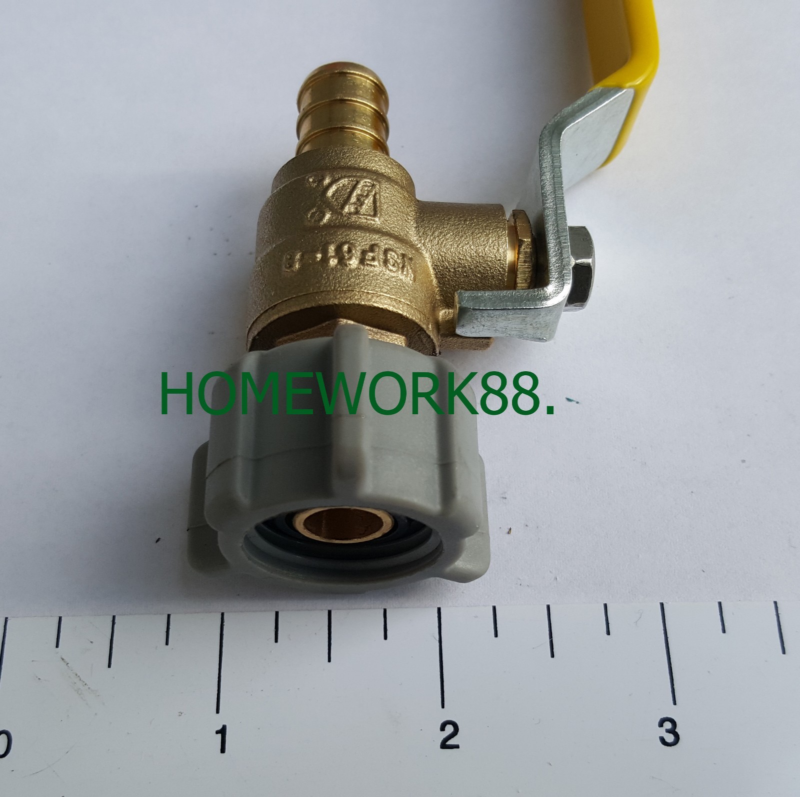 1 PIECE - 1/2" PEX X 1/2" FEMALE NPT SWIVEL SHUT OFF BALL VALVE -LEAD FREE BRASS