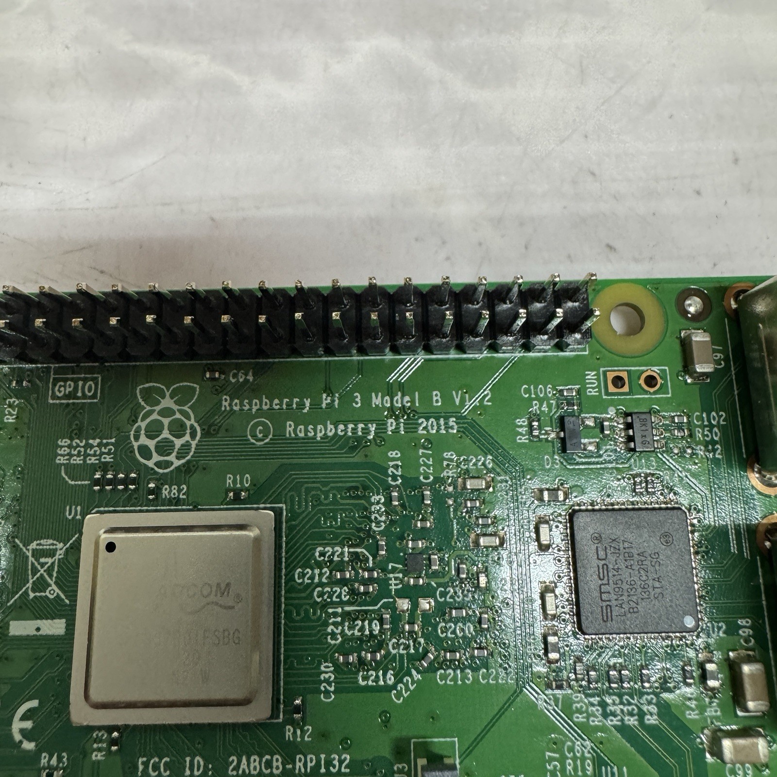 Raspberry Pi 3 Model B V1.2 w/ 64gb SD Card - NO AC ADAPTER, PI AND SD CARD ONLY