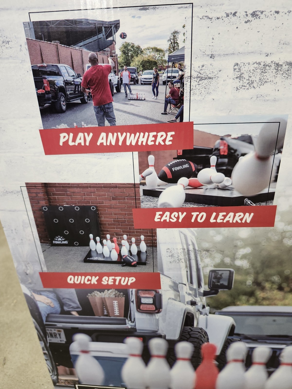 Fowling 35-6010-3 Football and Bowling Portable Game Set