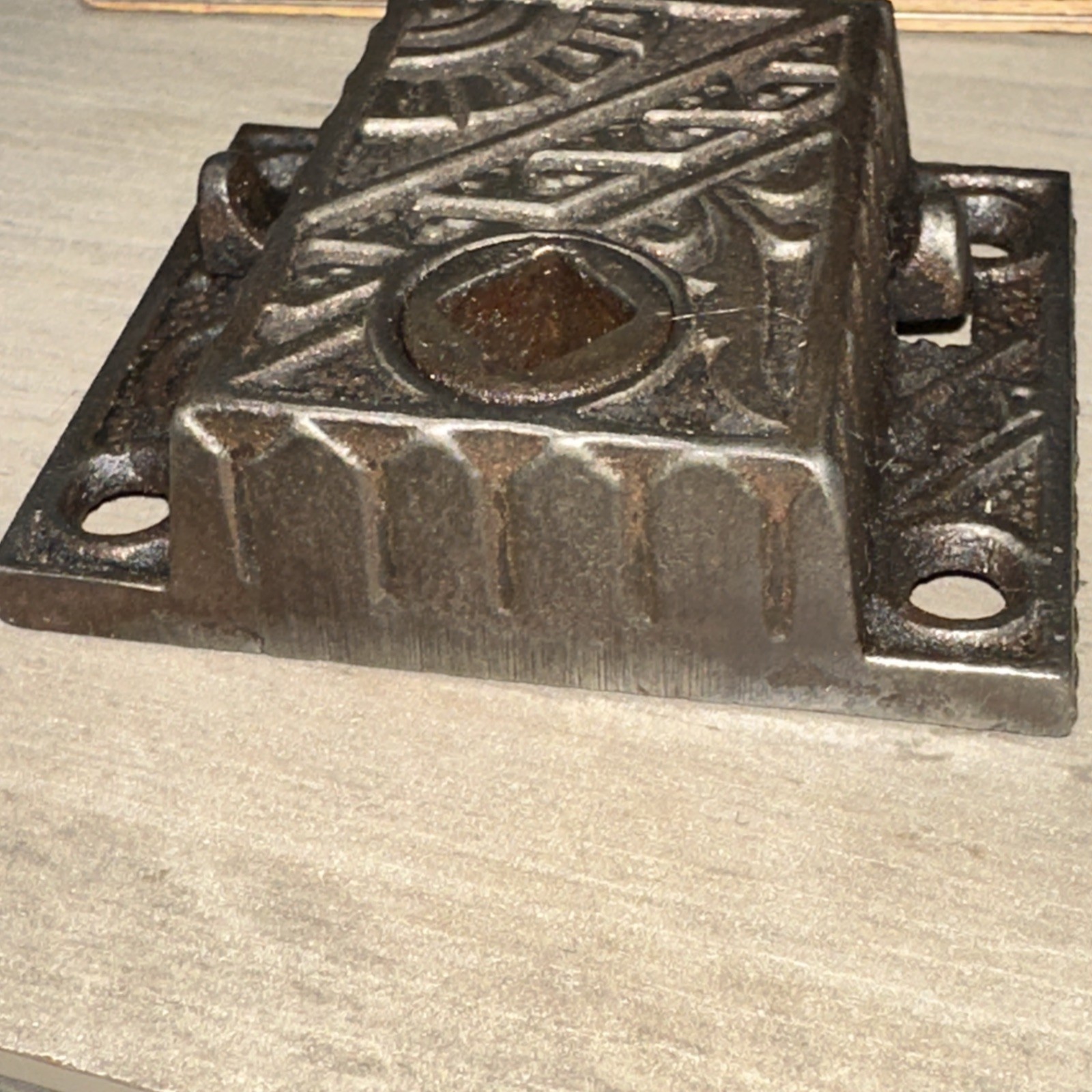 Antique Cast iron Eastlake Victorian Screen Door Latch Beautiful!!