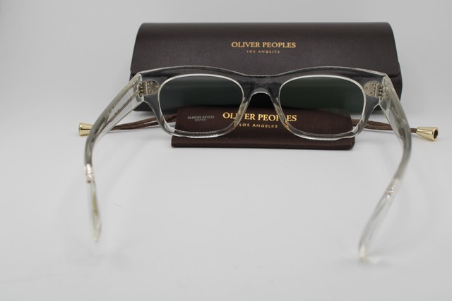 NEW OLIVER PEOPLES OV 5229 1101 BRADFORD CLEAR SILVER AUTHENTIC EYEGLASSES 50-20