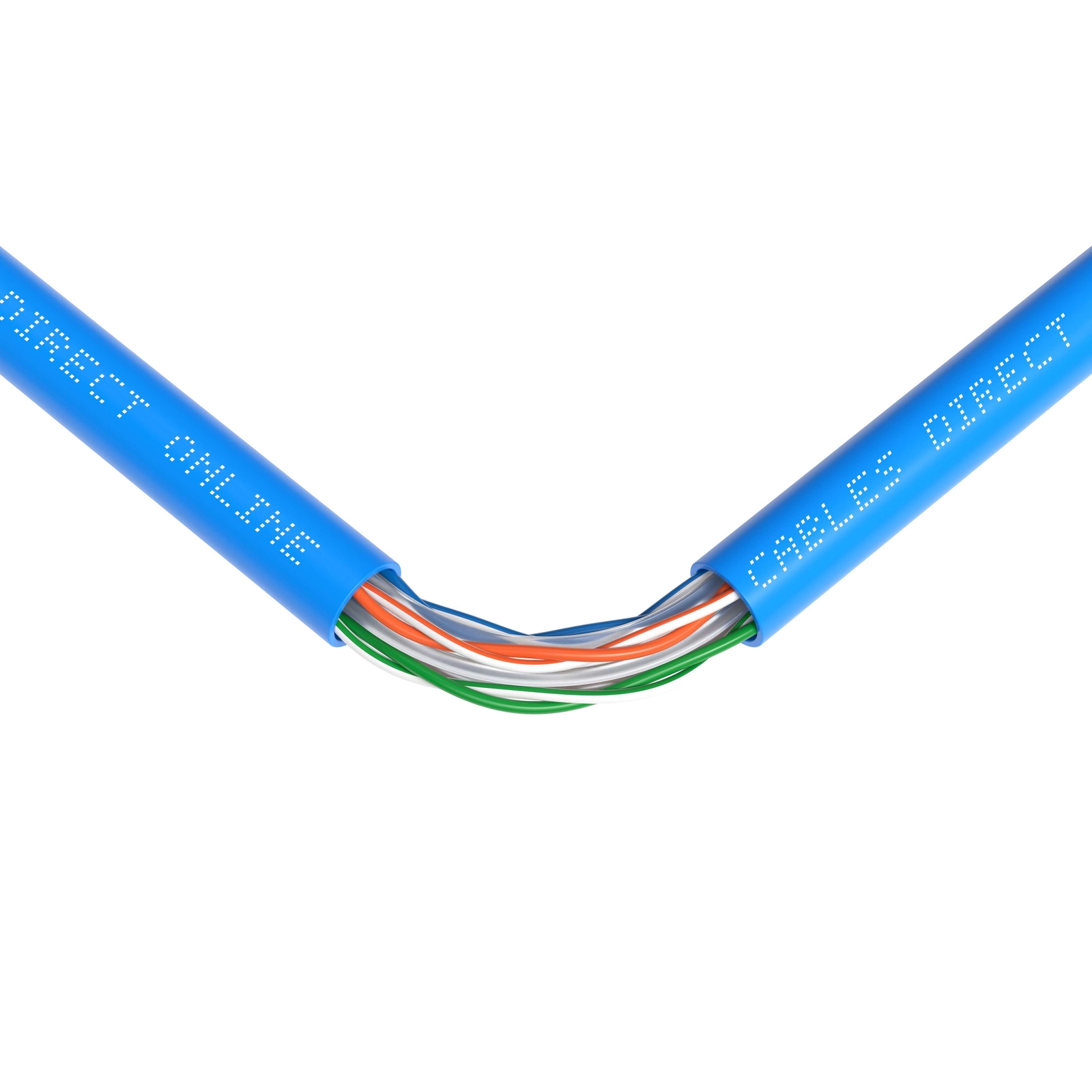 1000FT / 500FT CAT6 Cable 23AWG Bulk Solid Network Wire White Blue Gray Black