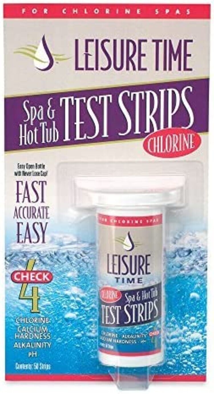 Leisure Time Chlorine Bromine Strips Test 45010A for Spas & Hot Tubs  NEW 45006A