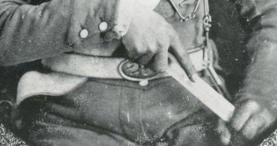 Pre-Civil War White Buff US Enlisted Belt with Buckle