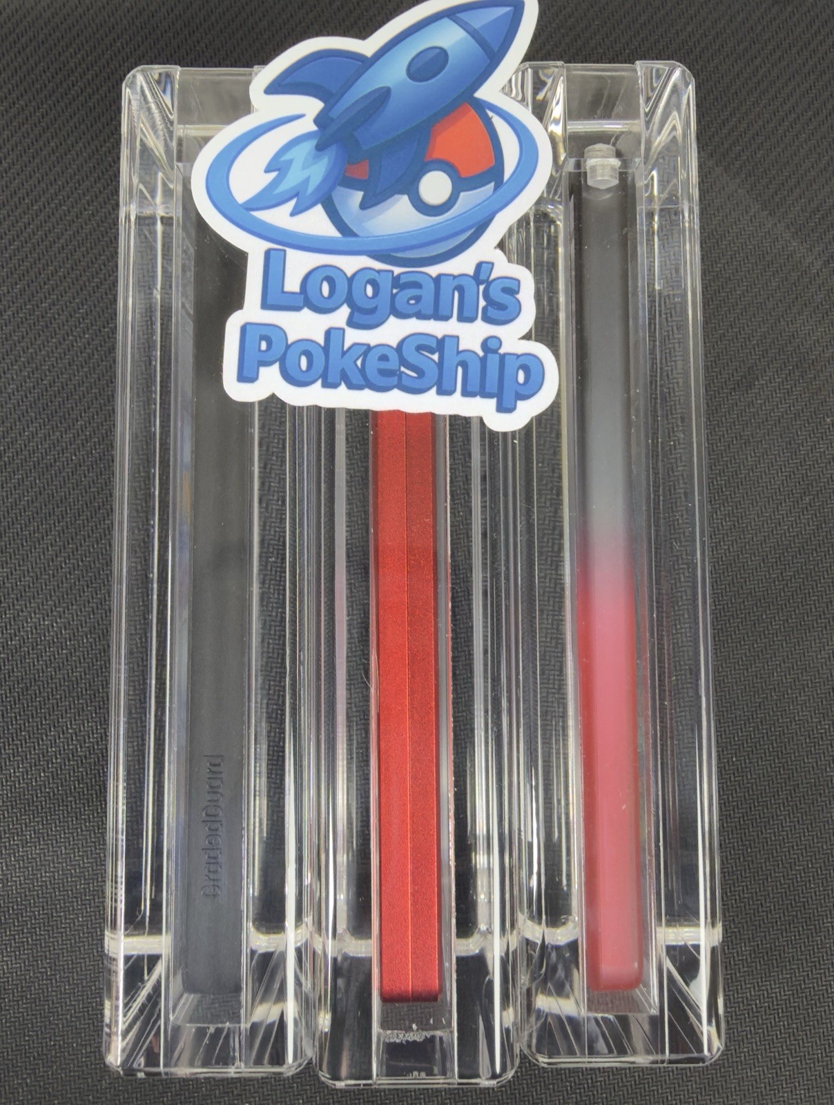 PSA Graded Card Acrylic Magnetic Display Case For Graded Guard Bumpers Installed