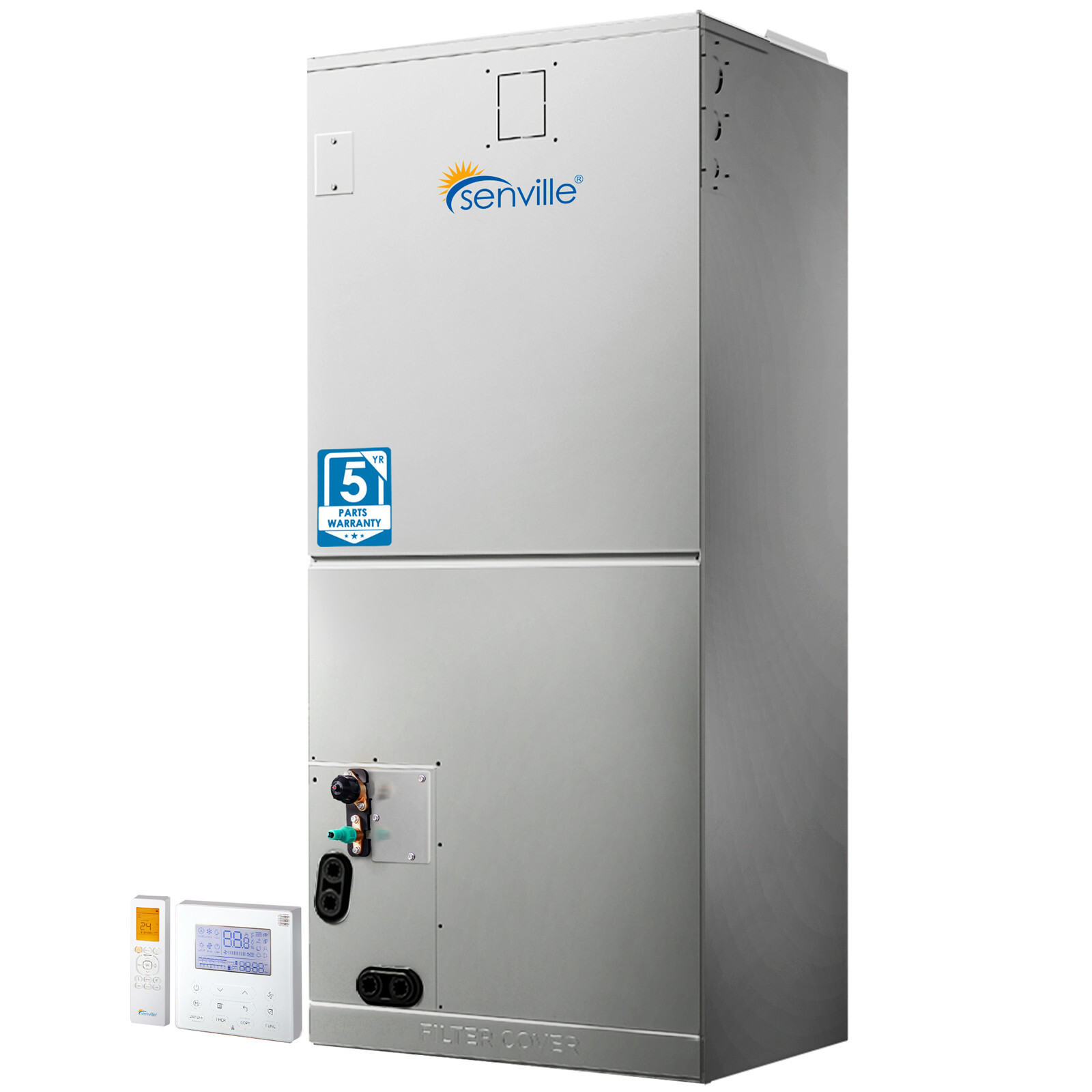 3 Ton Central Air Conditioner Heat Pump Split System, 36,000 BTU, 10KW AUX