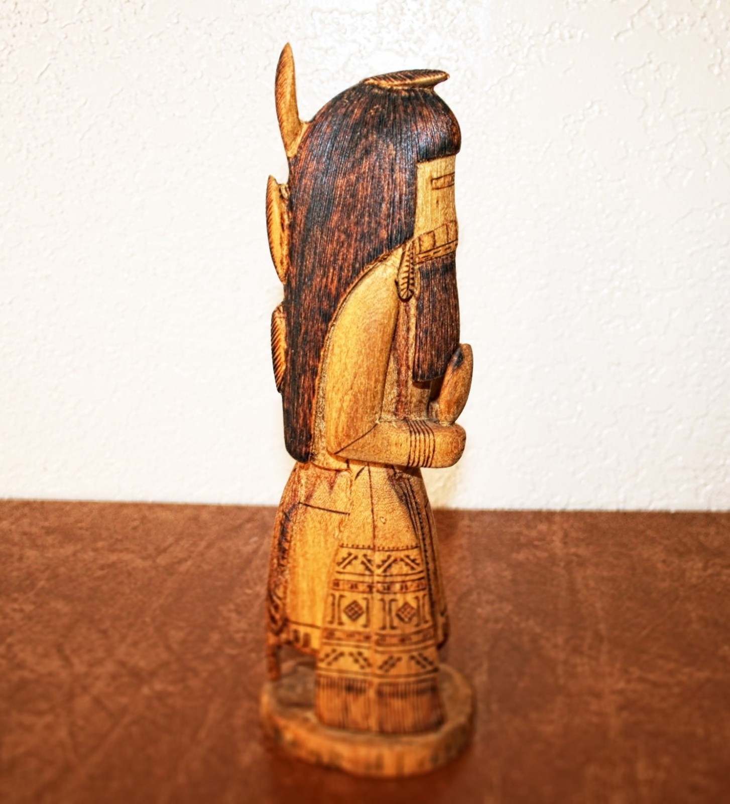 Tall Detailed Zuni Kachina by A. Lewis