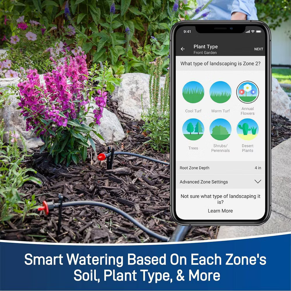 Orbit B-hyve XD Bluetooth 1-Outlet Hose Faucet Timer Watering Sensors,