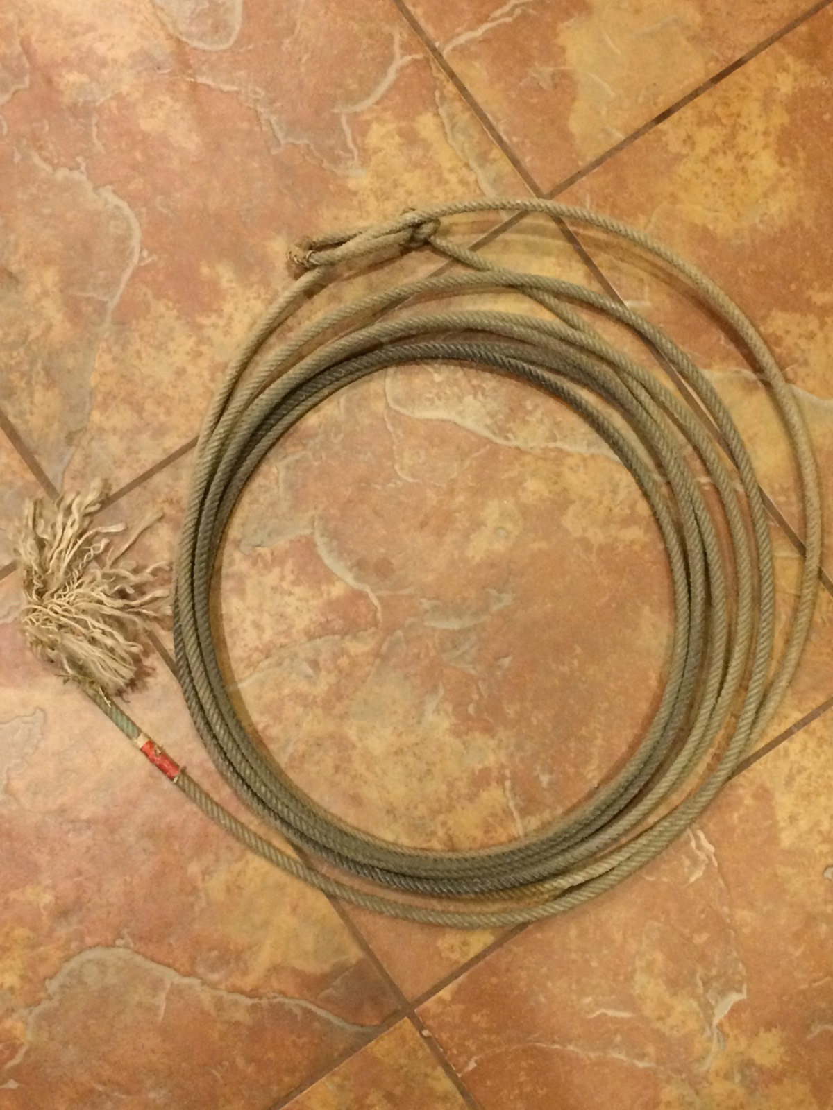 Used Cowboy Lariat Team Rope