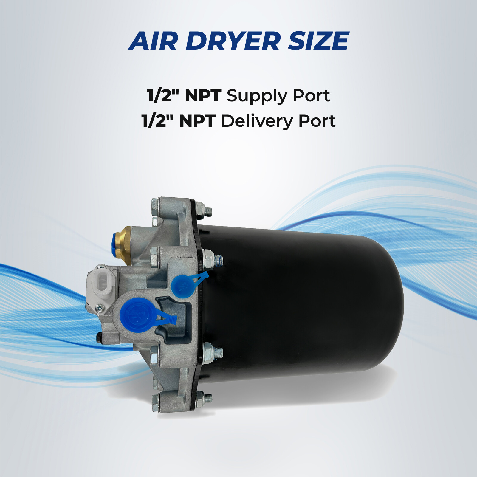 AD-9 Air Dryer 12V Replaces Bendix 065225 109685 Volvo 1091606 20991976 12 VOLT