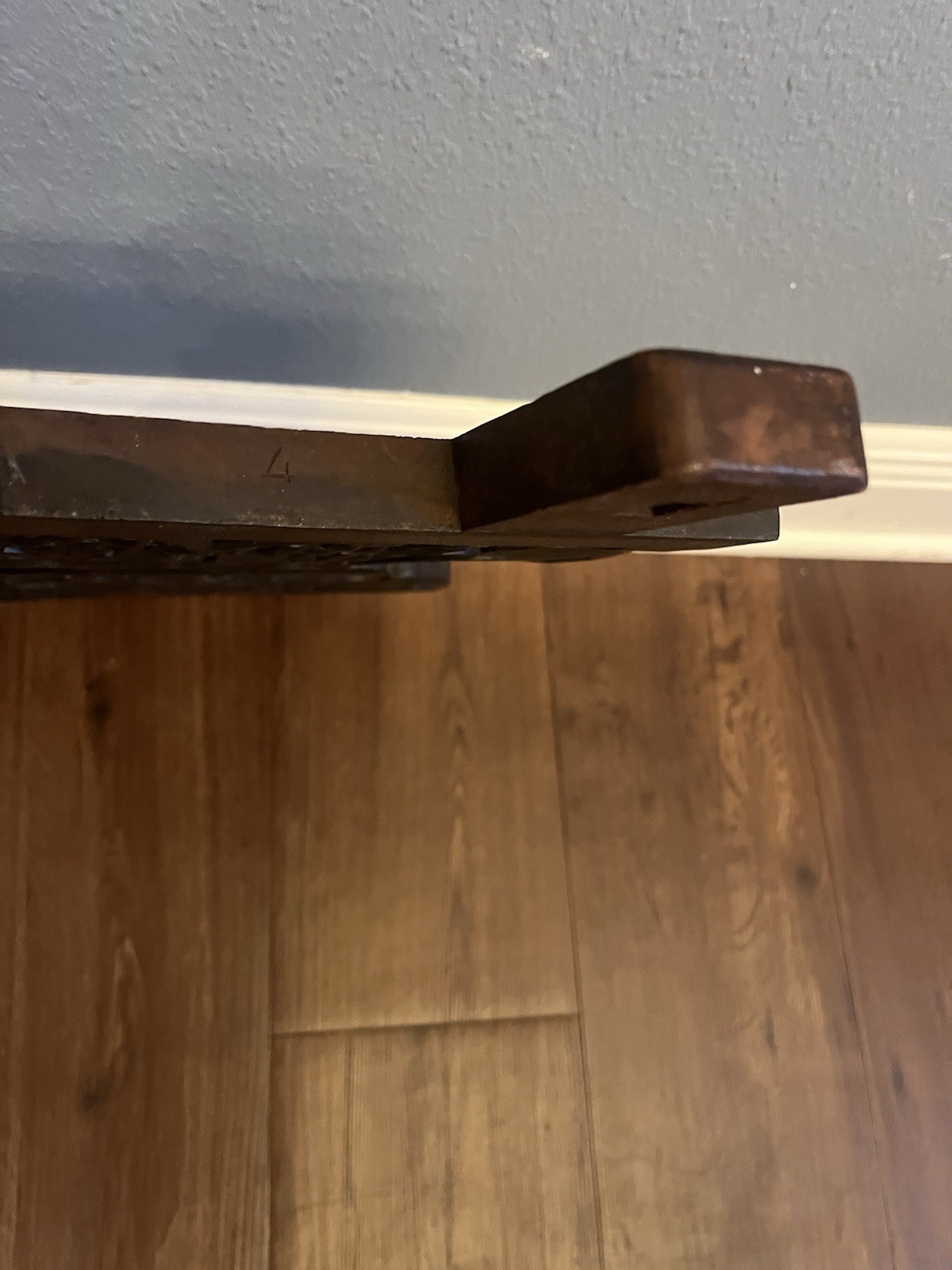 Antique 1916 Carved Wooden Eagle & Grapevine Panel – Furniture Crest Decorative