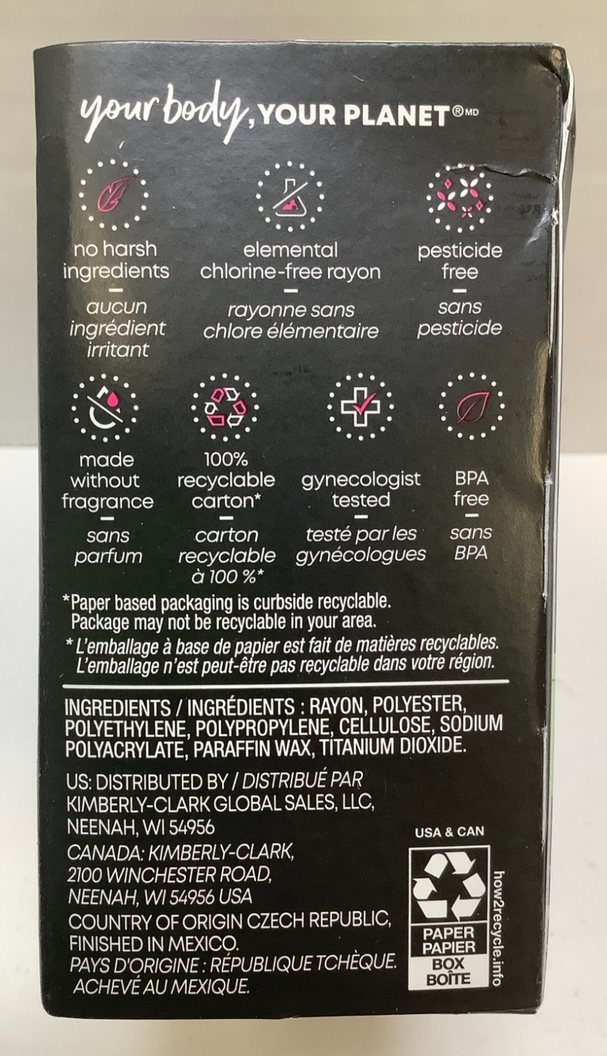 U By Kotex Click Compact Unscented Tampons, Super, 128ct, Free Shipping!!!