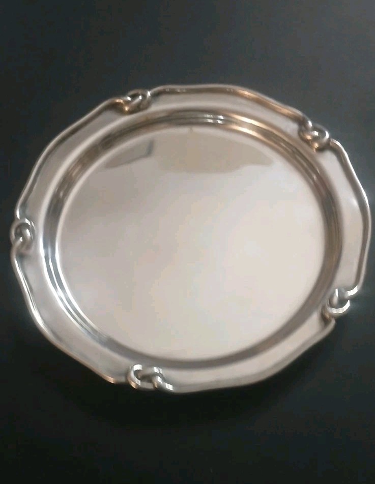 Antique German Sterling Silver Koch Bergfeld and Breman Small Tray Hallmarked