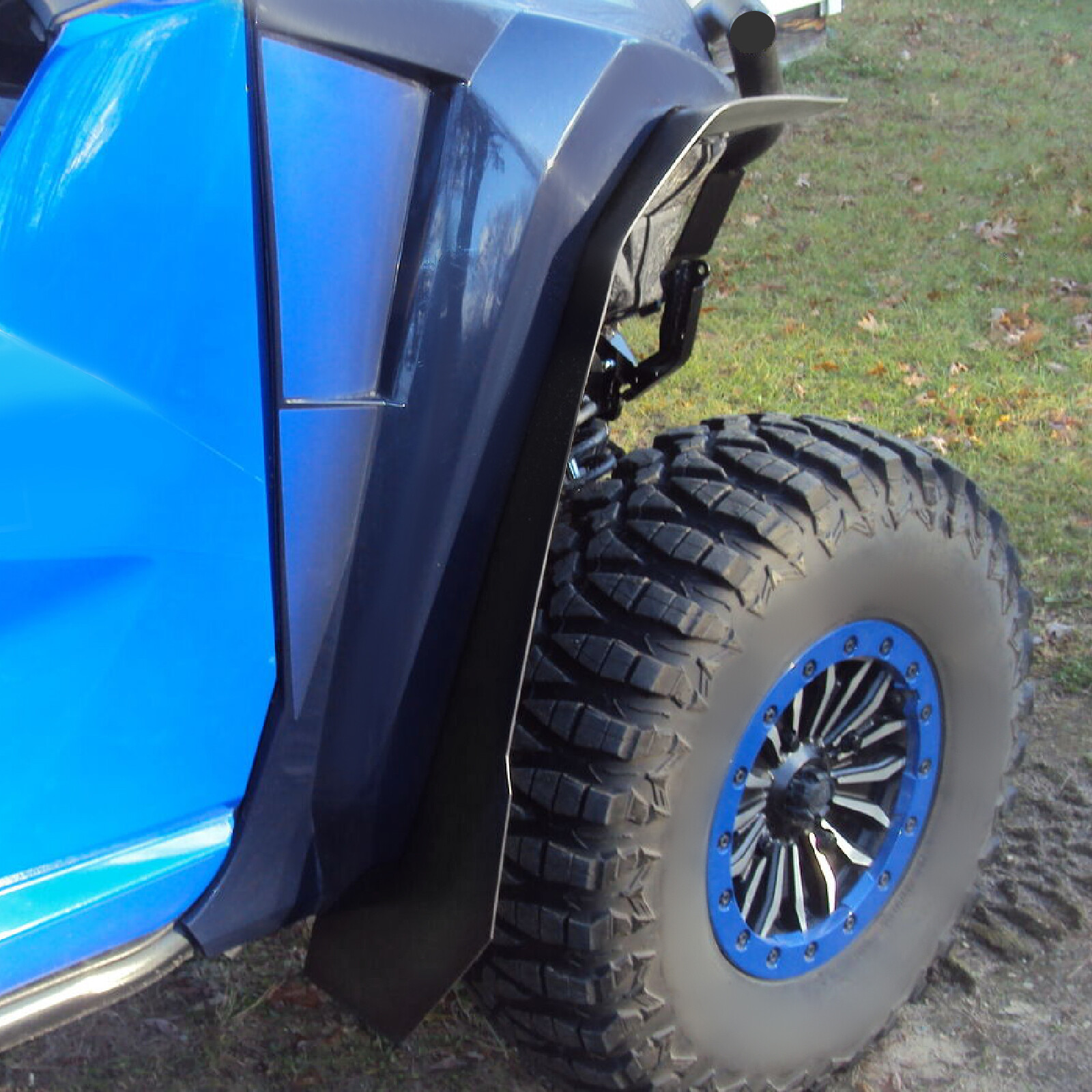 6PCS Fender Flares Overfenders For Yamaha Wolverine RMAX2 1000 2021-2024 Black