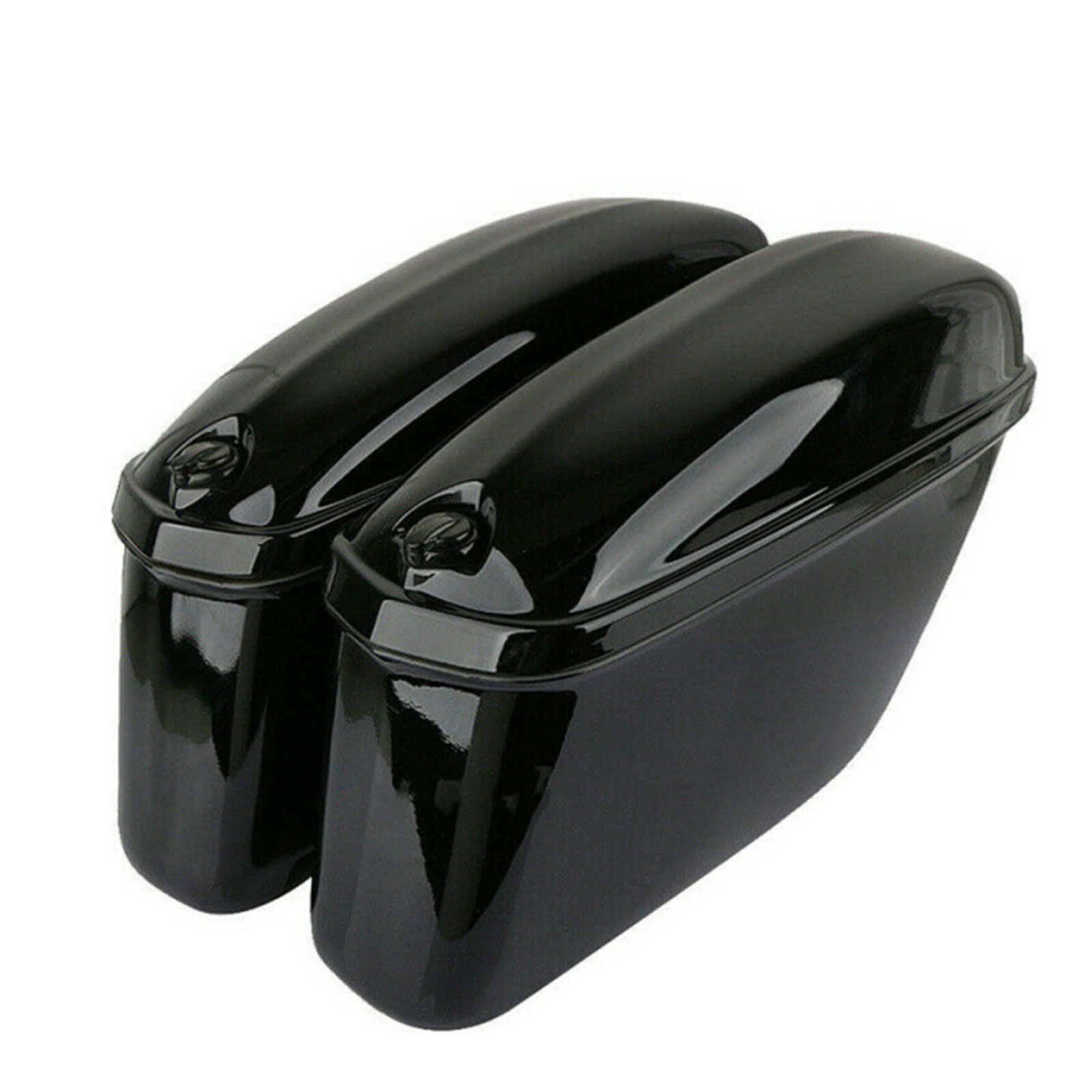 Motorcycle Universal Luggage Hard Saddle Bags For Harley Honda Yamaha Cruiser