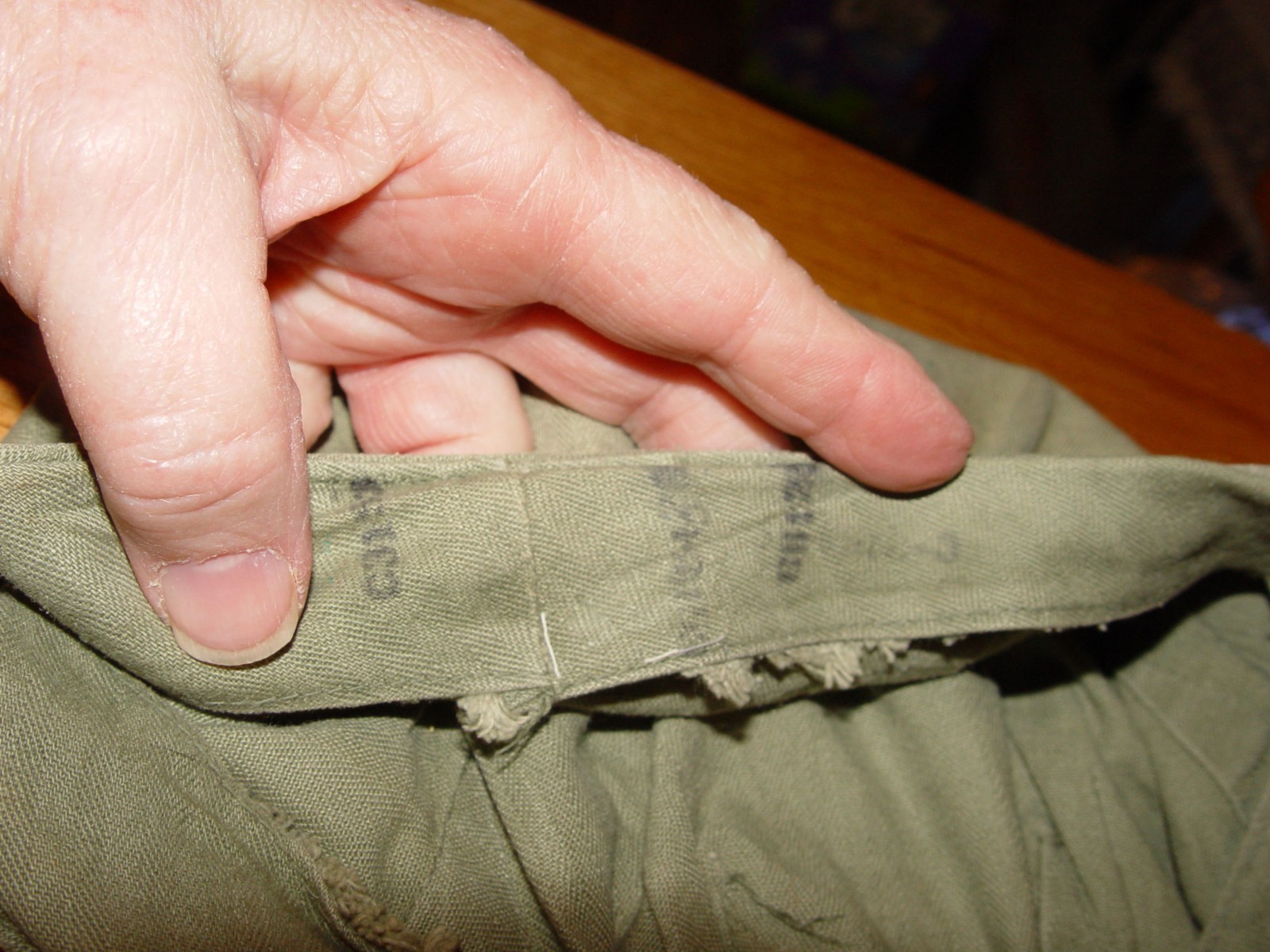 Original WWII USMC Marine Corps Cap Hat P44 HBT