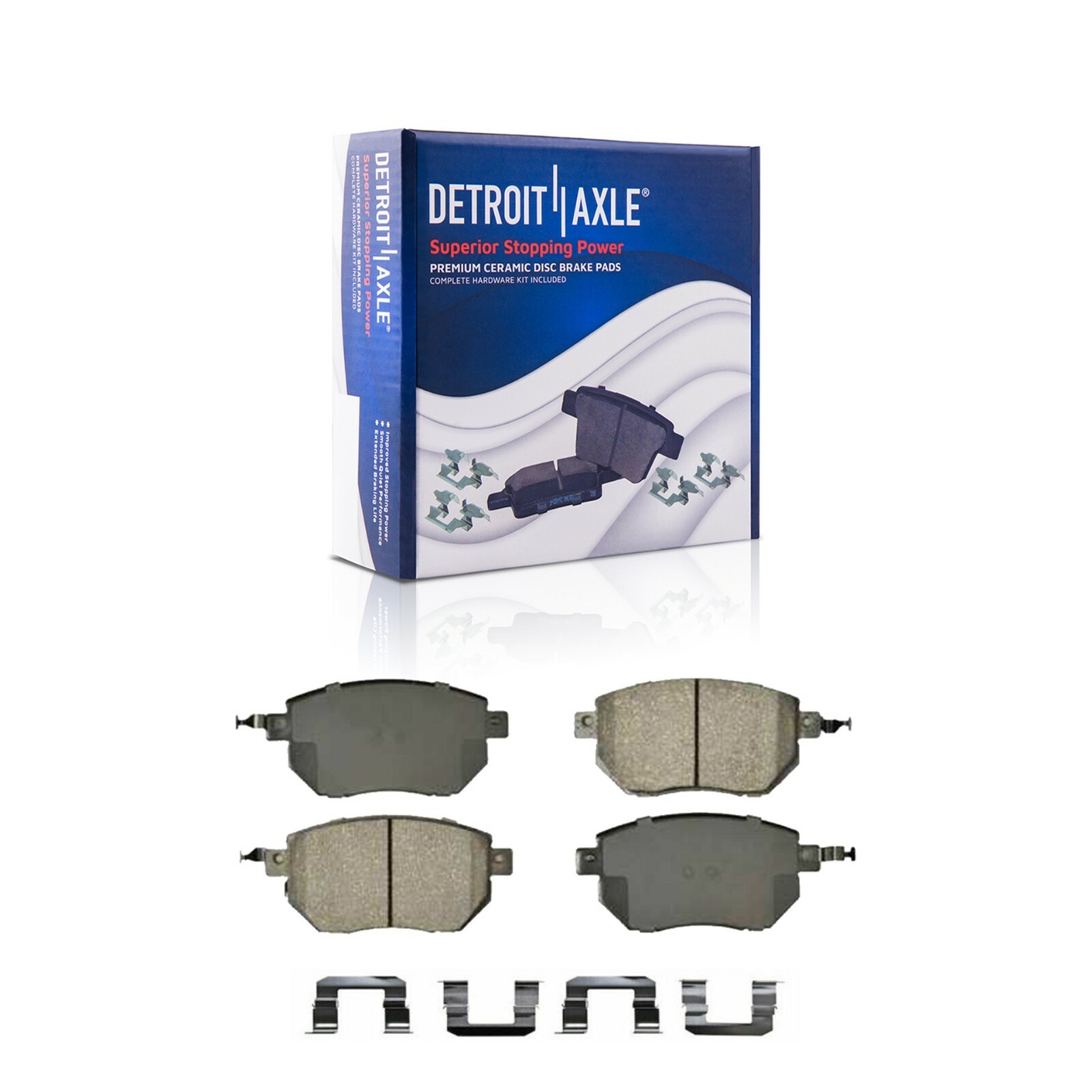 Front & Rear Ceramic Brake Pads for Nissan Altima Maxima Murano FX35 FX45